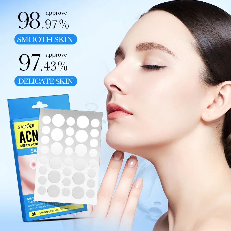 36 Stickers/box Acne Sticker Facial Invisible Acne Purification Repair Hydrocolloid To Remove Acne Facial Care