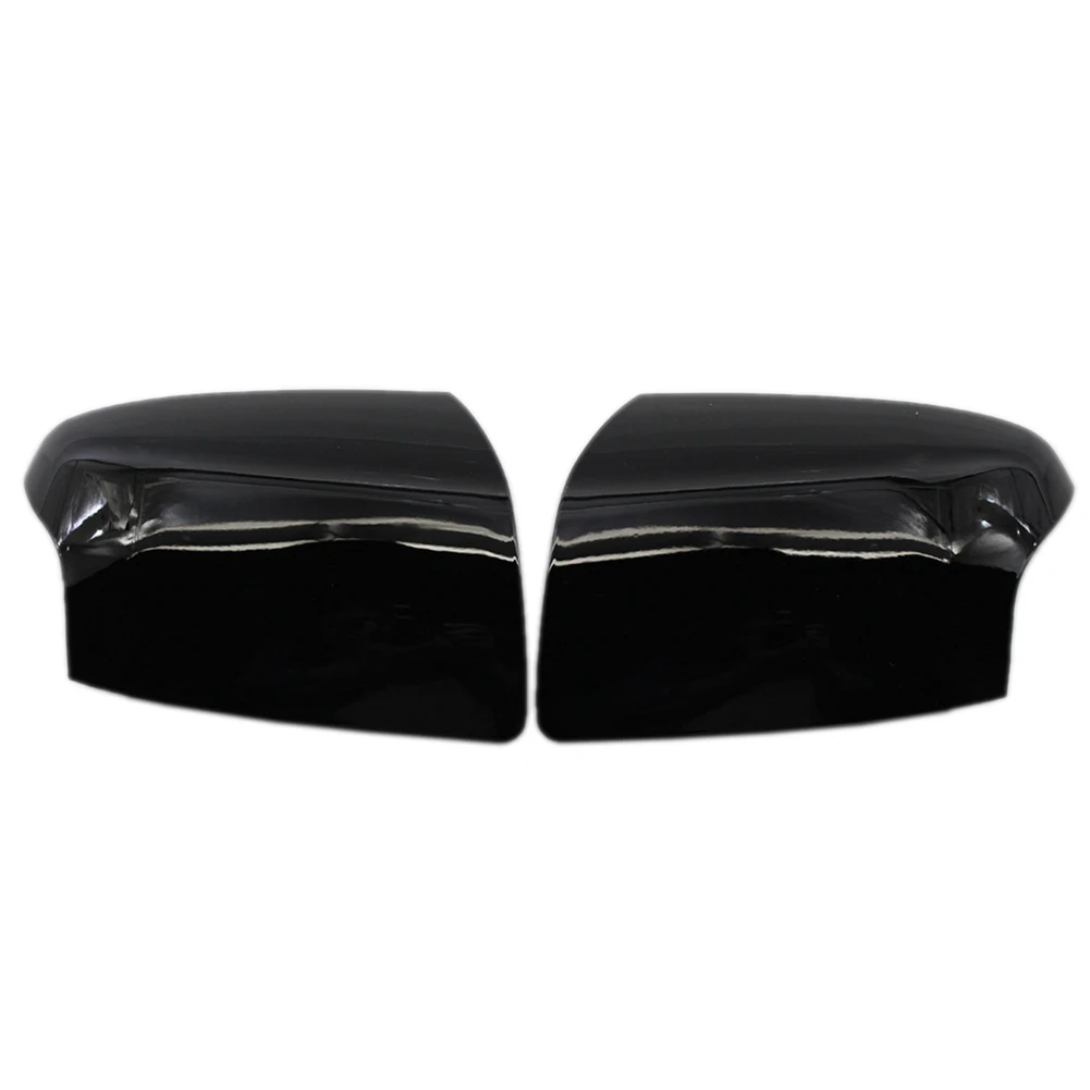 Glossy Black Car Door Rearview Side Mirror Cover 1Pair For Ford Focus 2005 2006 2007 2008 FD4247424 FD4247423