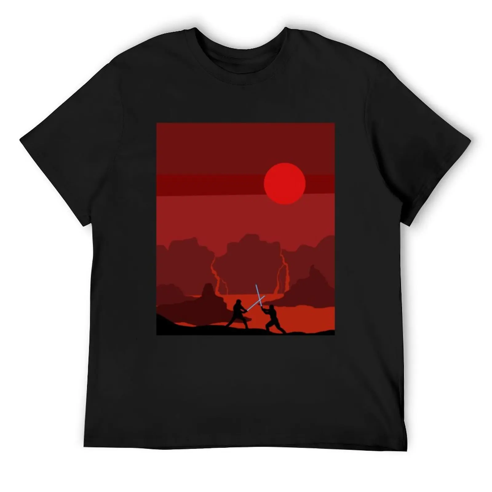 

Mustafar final battle Premium T-Shirt anime figures Short sleeve tee black t shirts for men