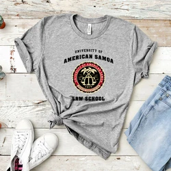 University of American Samoa Law School T-shirts Saul Goodman T Shirt Men Women Harajuku T-shirt Top Short Sleeve T-shirt Tees
