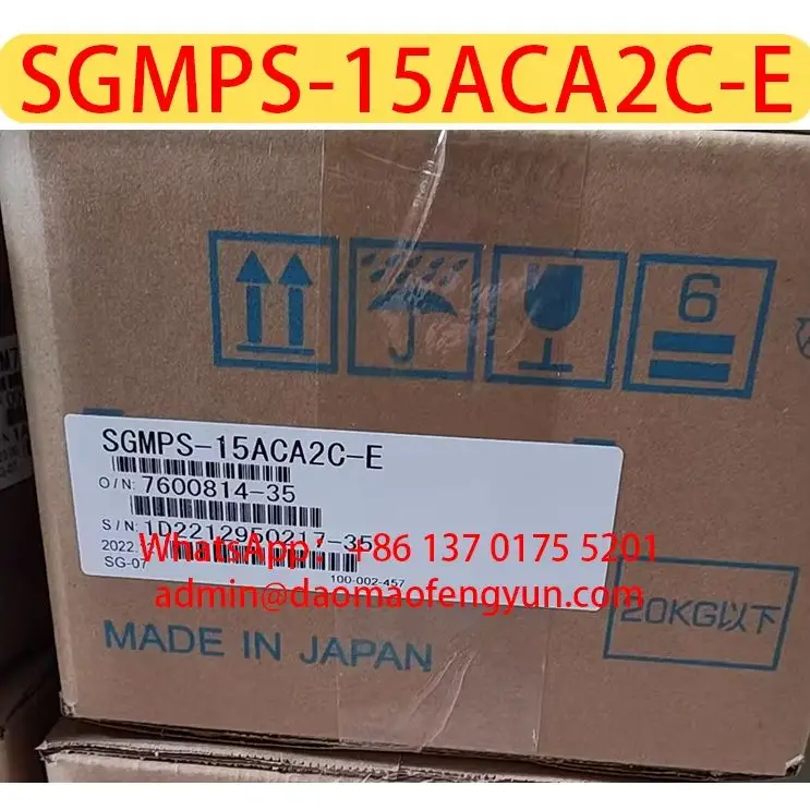 Original Genuine，SGMPS-15ACA2C-E Brand New Servo Motor，SGMPS 15ACA2C E，Fast shipping