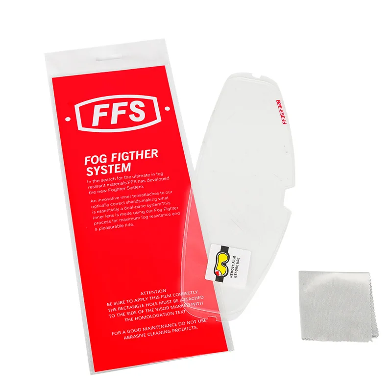 Pegatina antiniebla para lente de casco de motocicleta, adecuada para película antiniebla FF353/FF320/FF390/FF800/FF397