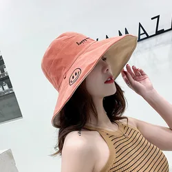 2022 kapelusz bawełniany panie lato ochrona przed słońcem panama kapelusz dwustronny kapelusz słońce kapelusz fedora odkryty kapelusz rybaka beach hatS56
