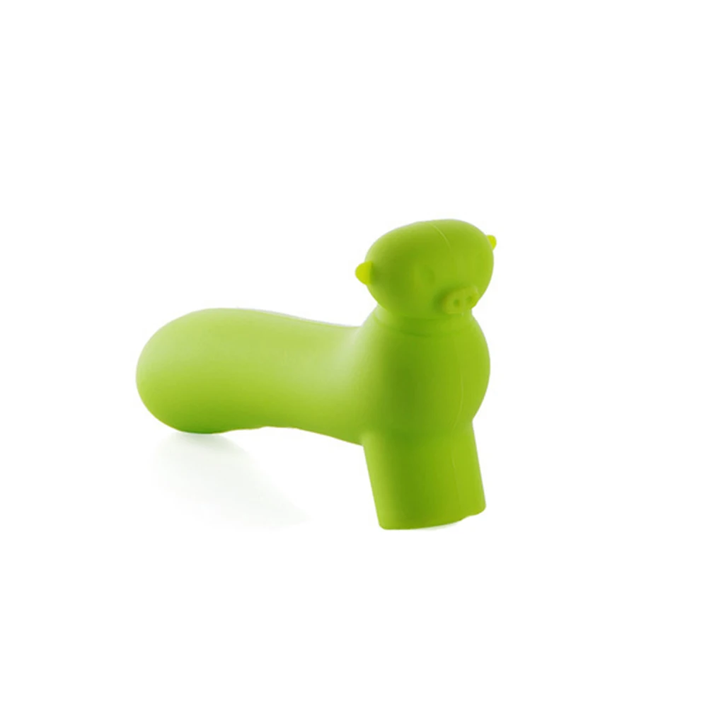 

Детская защитная дверная ручка, защитная накладка, силиконовая мультяшная свинья, зеленая защитная дверная ручка, предотвращает травм, дверная ручка