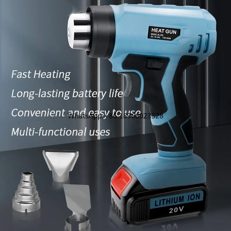 Hot Air soldering  temperature control model cordless hot air  with different battery interface