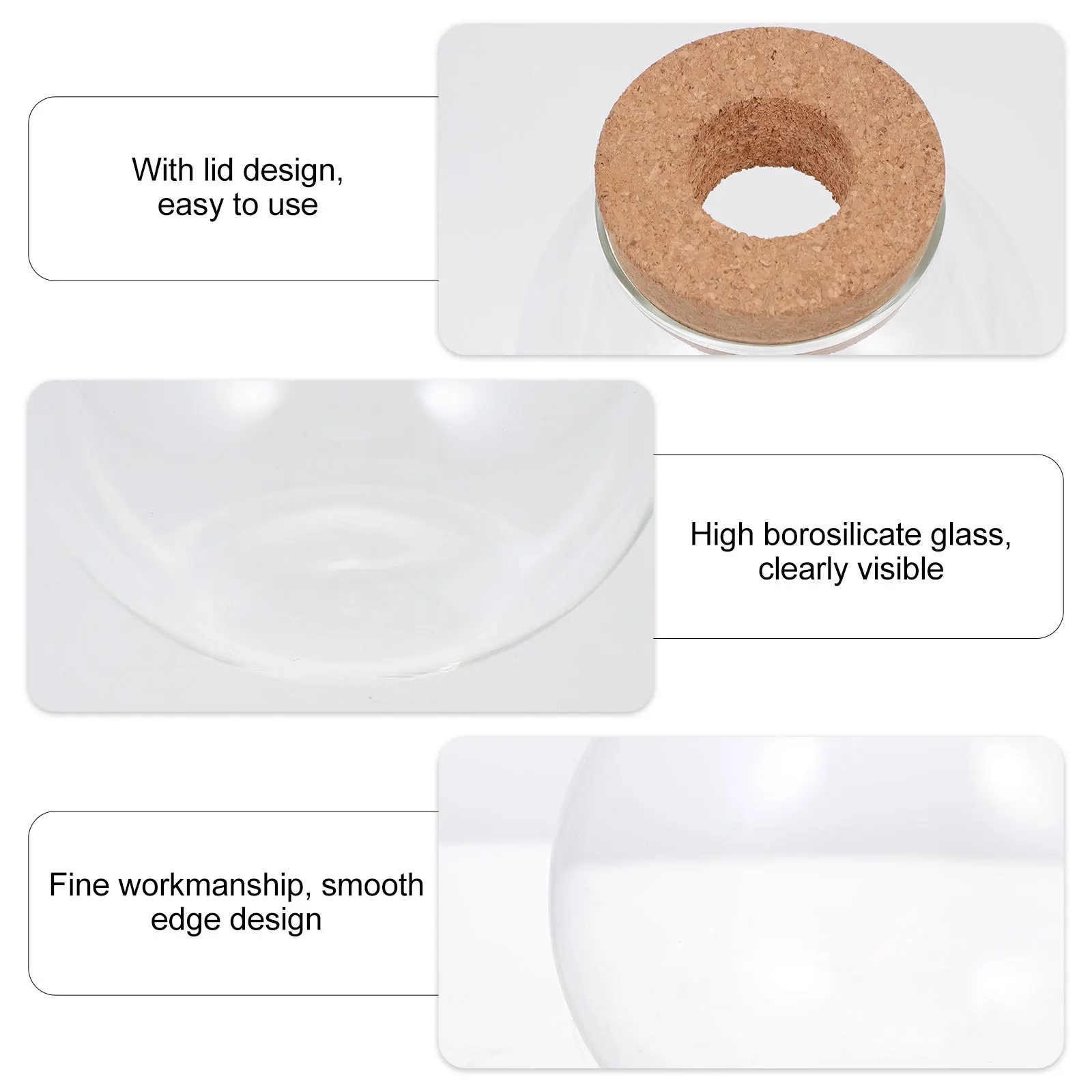 

Desktop Glass Bottle Micro Landscaping Terrarium Exquisite DIY Plant Container for Home Decor and Gift Terrarium