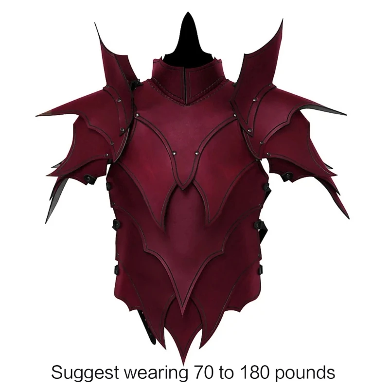 634C Mittelalterliche Lederbrustplatte Weste Ritter Cosplay Kostüme Rüstung Party Requisiten