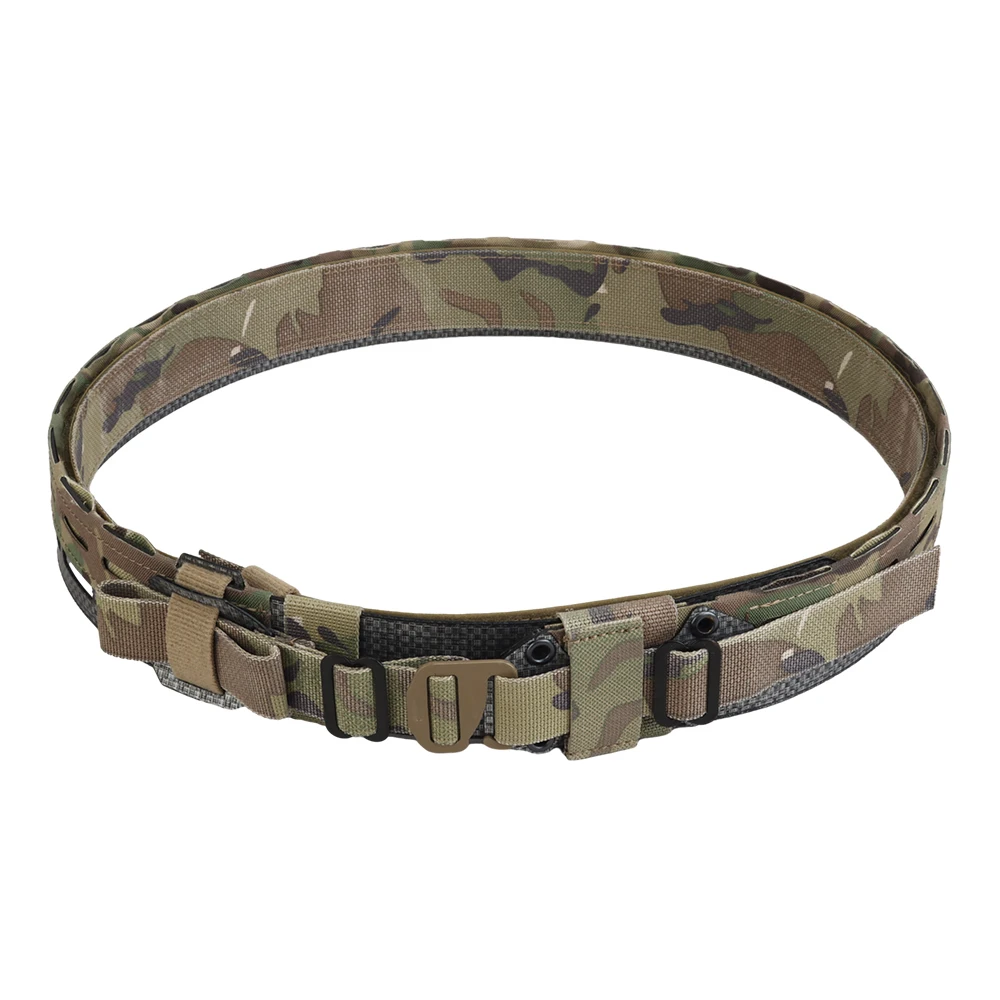 Tactical Belt Military Outdoor Combat Hunting Airsoft 1.8 Inch Lightweight Dual Quick Release Buckles 2 in 1 Men's Waist Belts