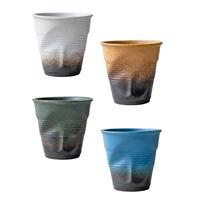 Irregular Coffee Mug 6.7oz Morning Cup Drinking Cup Water Cup for Office Wedding