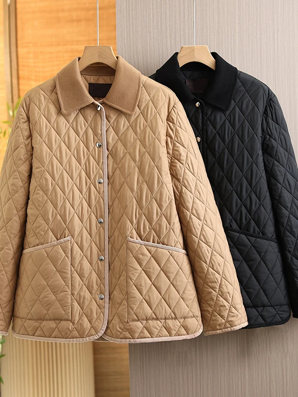 

Женское зимнее джато с цветочным воротником в стиле ретро, новое свободное высококачественное тепе хлопковое пальто, длинное свечье на пуговицах