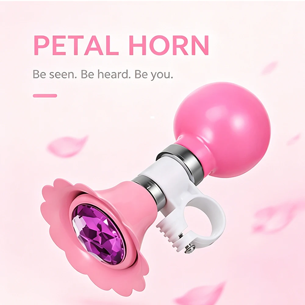 2 PCS Bicycle Kids Easy Install Bell Horn Loud Sound for Bike Scooter Handlebar Warning Safety Childrens Bike Accessory