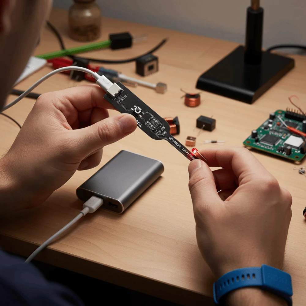 High Accuracy Motherboard Coil Tester Quick Investigation Professional Electromagnetic Induction Tester Easy To Use