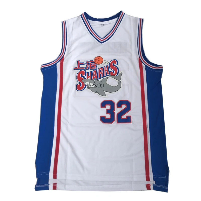 Bg Basketball Jerseys Shanghai Shark 32 Fredette Jersey Sewing Embroidery Cheap Outdoor Sports High-quality White 2023 New