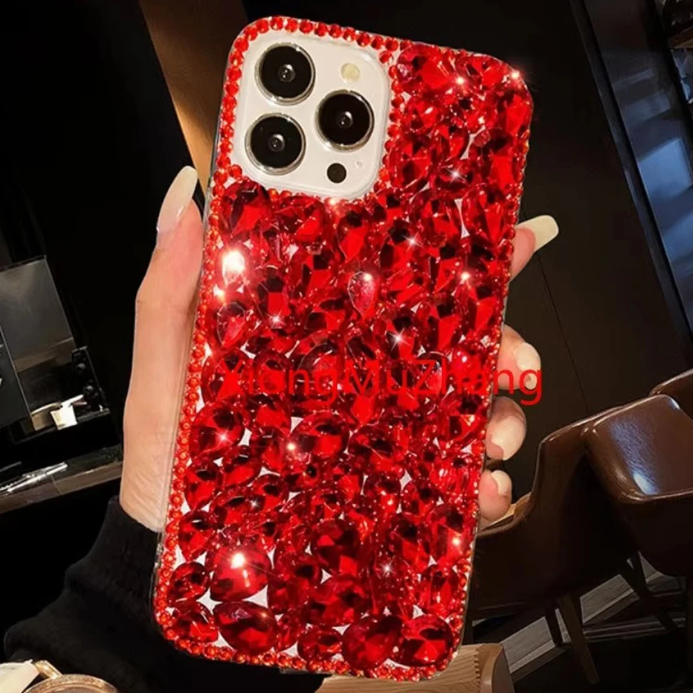 Luxury Bling Fashion Rhinestone Custom Glitter Case for Xiaomi 15 Pro 14 Ultra 14T 13T Pro 13 Lite 12T Pro 12 Ultra 11 Lite 10