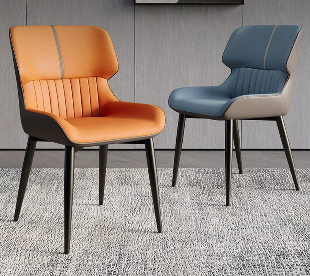 

Living Room Italian-style Backrest Chair Home Restaurant Dining Chair Study Room Ergonomic Leisure Chair, Dressing Chair