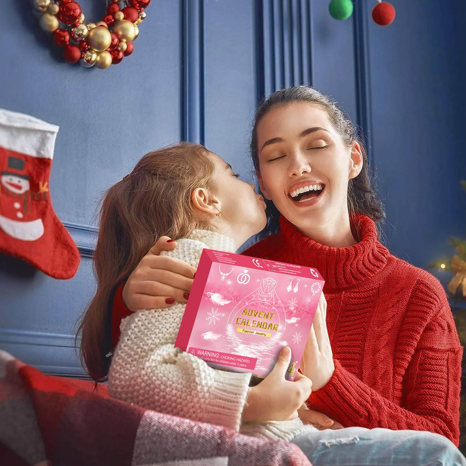 Adult Hobby Desk Countdown Christmas Advent Calendar For Kids Jewelry Set Ring Battery Operated Christmas Trees with Timer