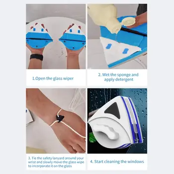 6 best sales ניקוי זכוכית דו-צדדי - №4