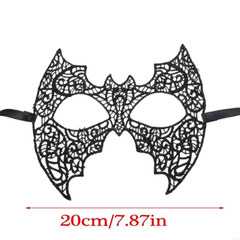 DXAE Halloween Masquerade Mask Lace Eyemask Venetians 마스크 카니발 파티 의상 공 Half Face Mask Blindfold Gifts