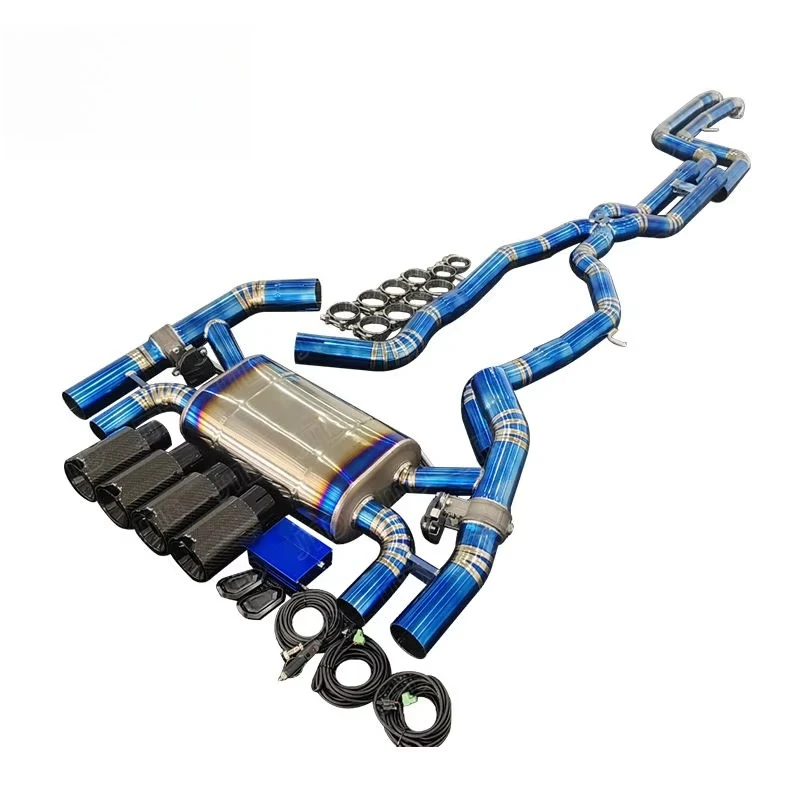 Titanium Alloy Catback Muffler Exhaust System for 2016-2021  M2 Competition F87 Exhaust Equal Length