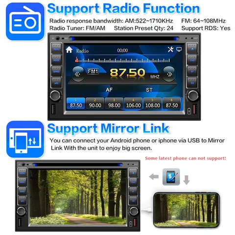 8 best sales android car stereo with cd player - №3