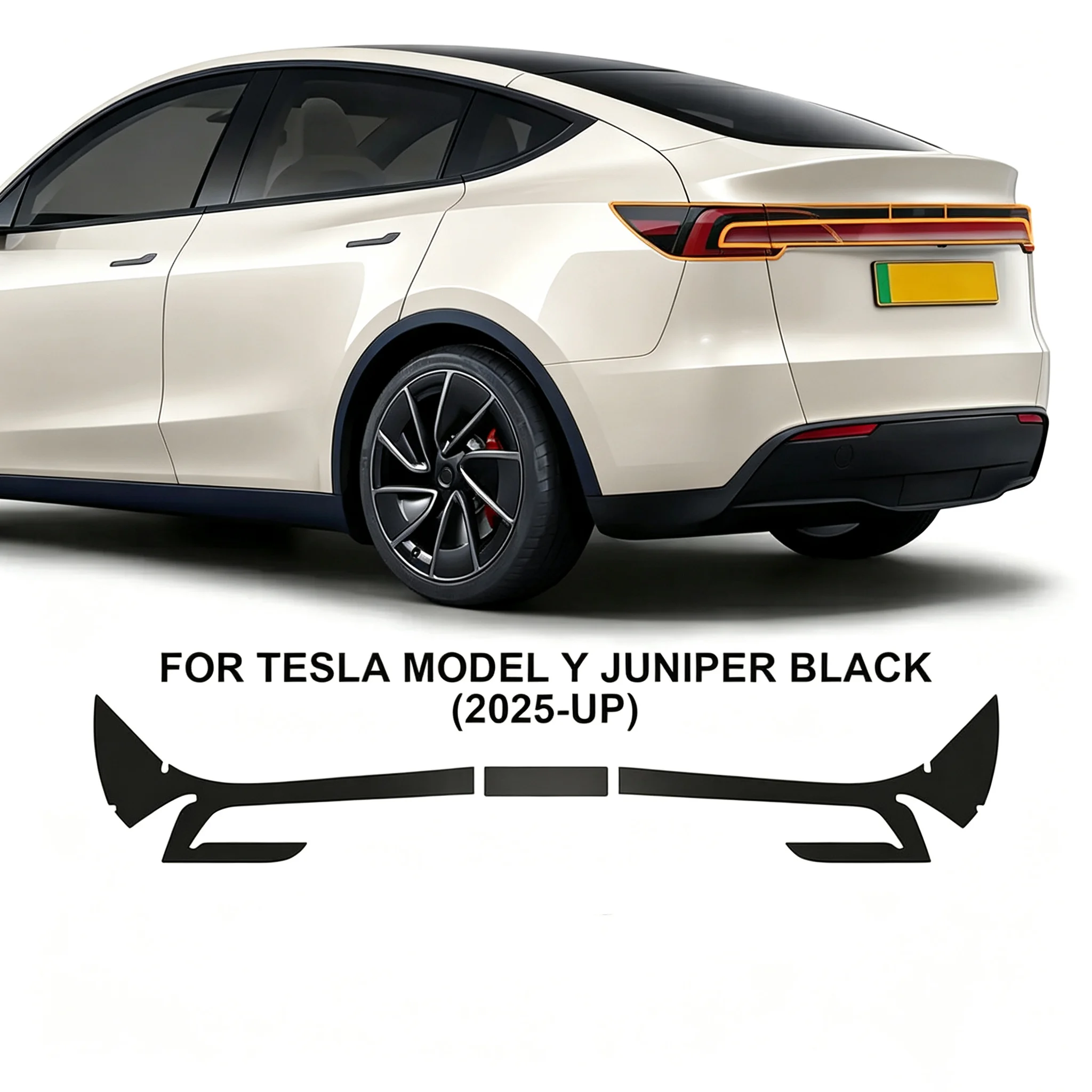 Transparente TPU-Schutzfolie für Tesla Model Y Juniper 2025-2026 Auto-Scheinwerfer Rücklicht PPF-Folie Lackschutz Anti-Kratz – Detail 5