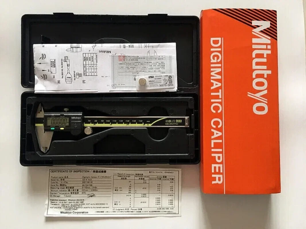 

Mitutoyo Japan Absolute Digital Caliper 200mm stainless steel Vernier Caliper 500-196 150mm/6" vernier caliper