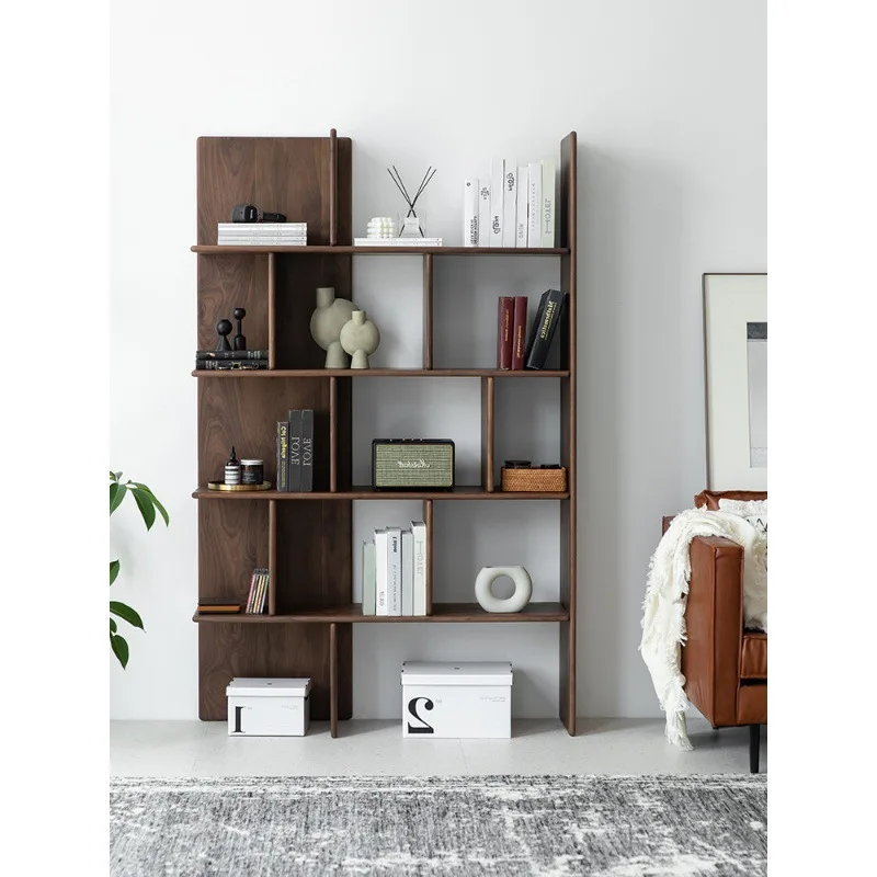 

Customizable Nordic all solid wood bookshelf