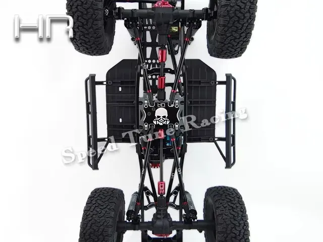 Hot Racing upgrade heavy duty telescoping hard steel drive shafts with universal joints for the Axial SCX10 II