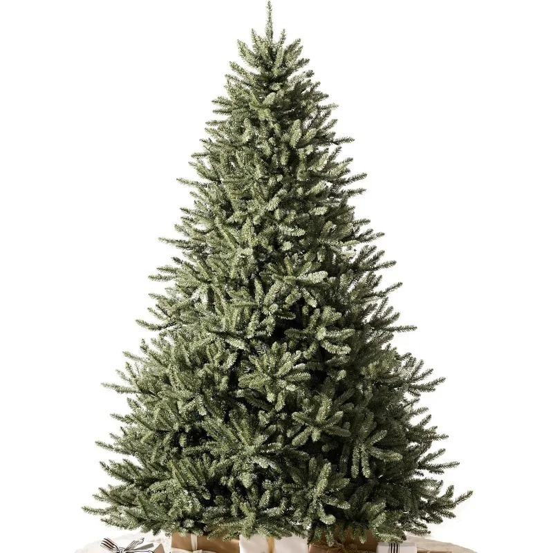 

Unlit Classic Blue Spruce Artificial Christmas Tree PVC Needle Foliage Easy Storage with Storage Bag Suitable Indoor Holiday