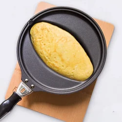 Omelette Rice Mold Aluminium Alloy Frying Pan Home Non-stick Eggs To Make Omelette Rice Pan Commercial Creative Kitchen Tools