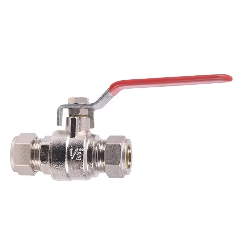 High-end brass forged manual water ball valve for piping,  1/2 inch, 300PSI