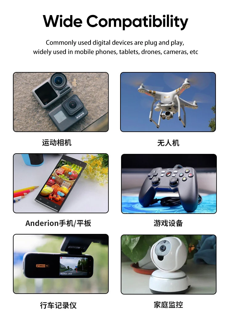 High Speed Mini SD Memory Card 64GB 32GB Microsd Cards For SmartPhone