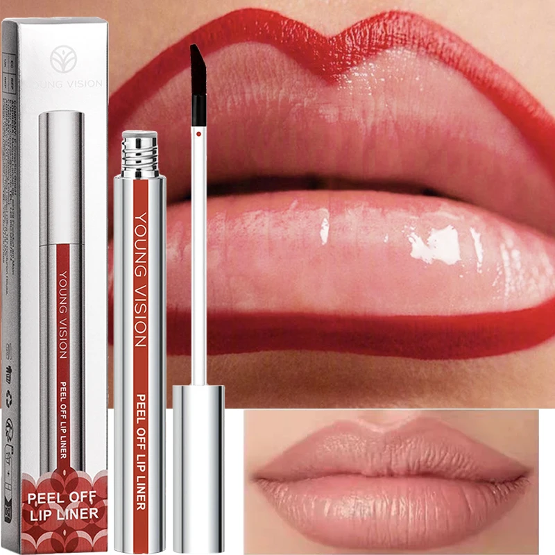 Peel Off crayon à lèvres tatouage mat imperméable antiadhésif lèvres brillant longue durée crayon à lèvres lèvres dodues Peeling maquillage cosmétique