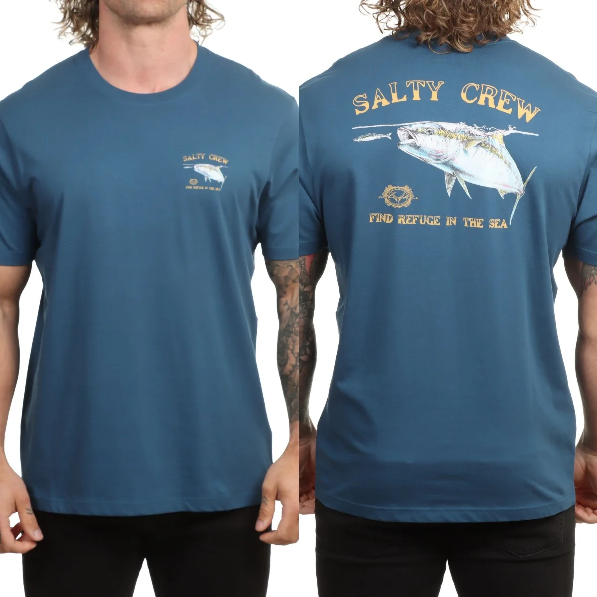 Pop Sommer Salty Outdoor Crew Grafik Baumwoll-T-Shirt Unisex Sommer Kurzarm Mode Marken-T-Shirt Luxus Lässige Vintage Tees