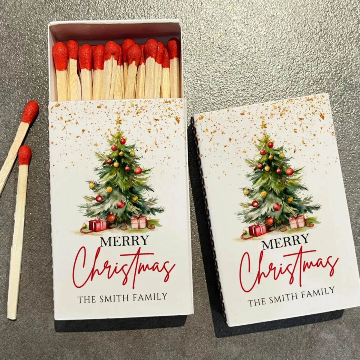 

Праздничные рождественские елочные спички, сувениры для праздничной вечеринки, подарки на заказ, начинка для свадебных или рождественских чулок, уникальный Xm