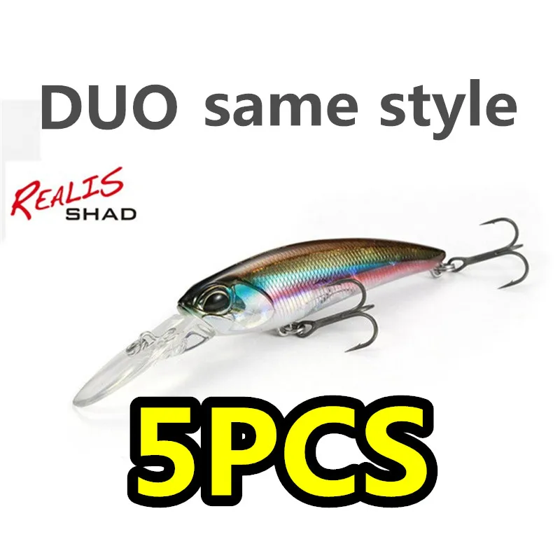 

LURETV Japan DUO SAME STYLE REALIS SHAD 5PCS 15.5cm 19g Suspension Mino Multi Color Original Sea Bass 9062