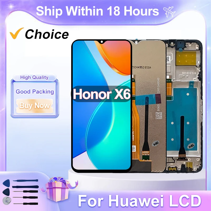 VNE-LX1 LCD For Huawei Honor X6 LCD Display Digitizer Assembly For Honor 70 Lite Touch Screen RBN-NX1 Replacement Parts