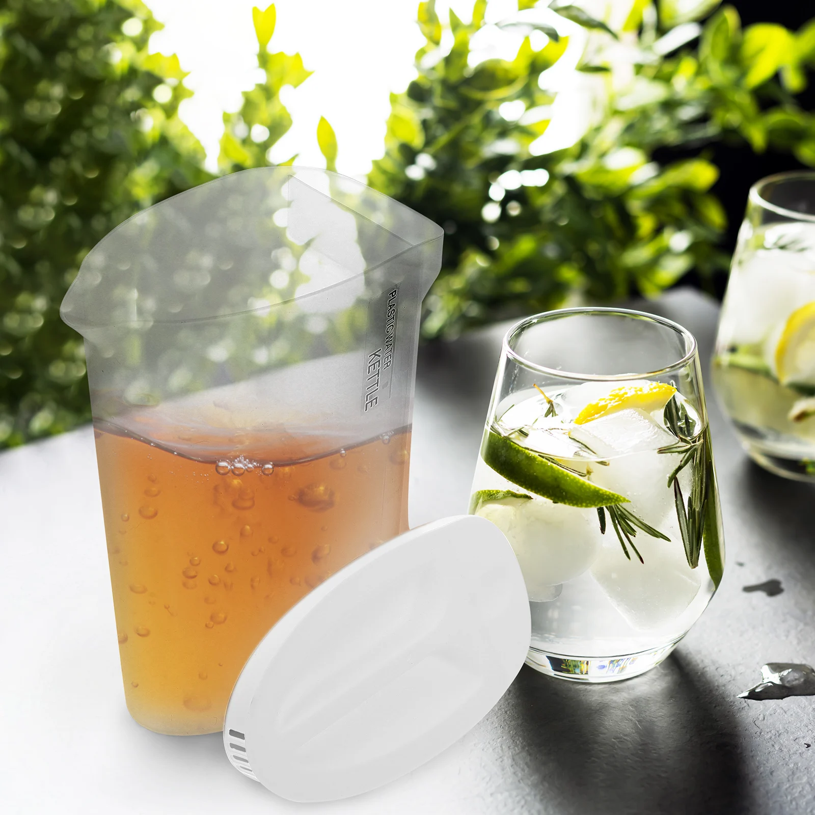 

Large Capacity Cold Water Pitcher Transparent Plastic Water Infuser Pitcher Household Beverage Dispenser for Home