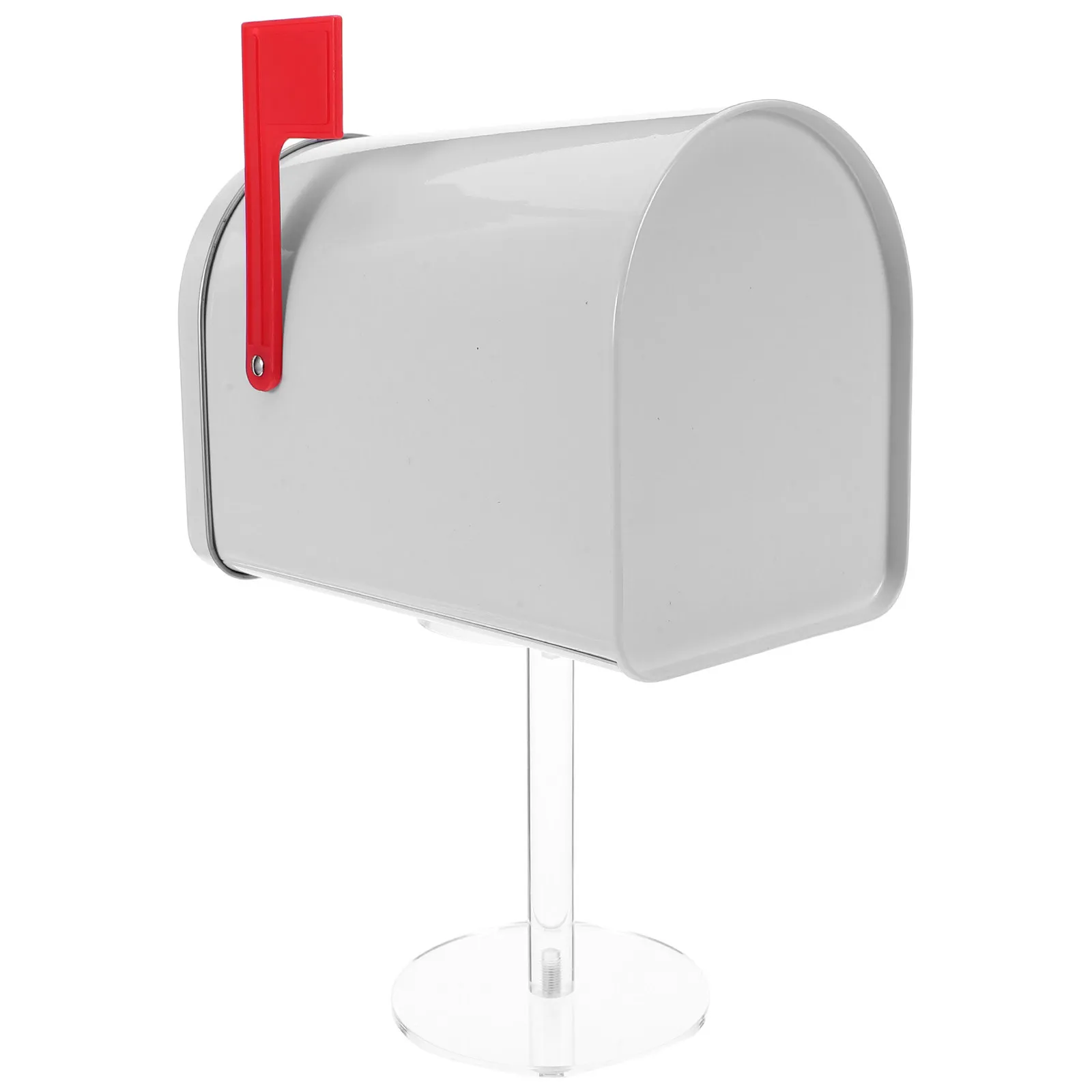 

Mini Waterproof Iron Mailbox Compact Design for Exterior Use Small Mounted Post Box for Lawn Office Suggestion Needs