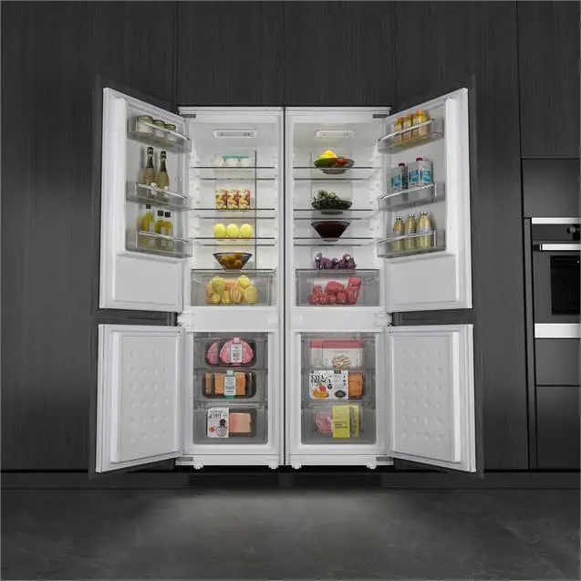 2025 BCD-232WQB ثلاجة مدمجة - ثلاجة خزانة ذات سعة كبيرة مع تقنية تبريد محيطي