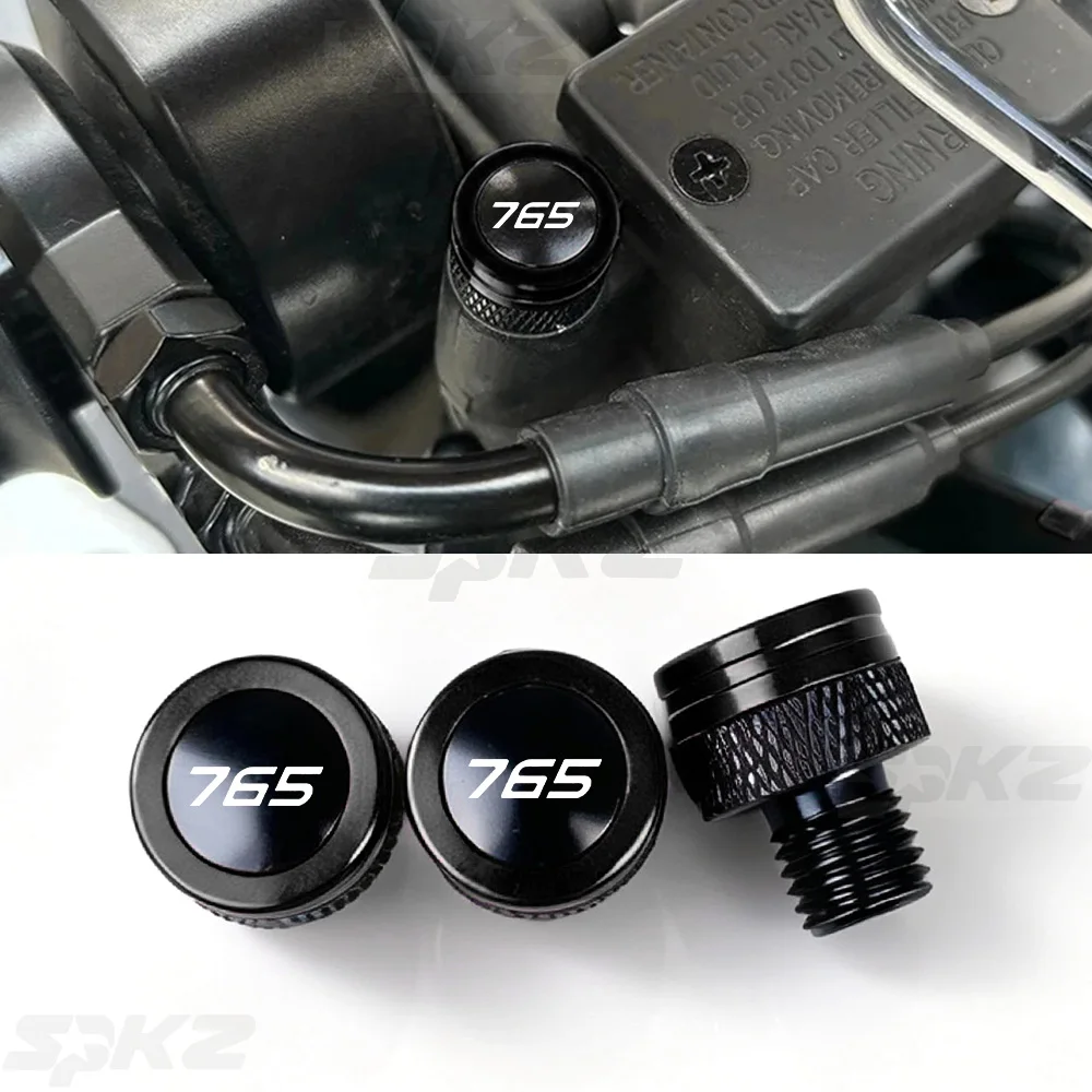 For Triumph Street Triple 765 RS /S/R 765RS 765R 675 Trident 660 Motorcycle M10*1.25 CNC Rearview Side Mirror Hole Cap Plug