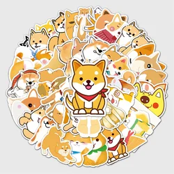 10/30/50PCS Do Not Repeat Cute Cartoon Shiba Inu Personality Creative Graffiti Sticker Refrigerator Waterproof Sticker Wholesale