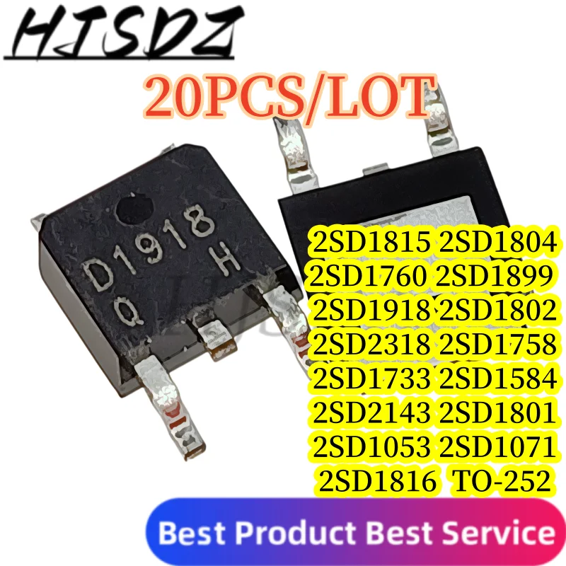 NPN power transistor【20PCS/LOT】2SD1815 2SD1804 2SD1760 2SD1899 D1918 D1802 D2318 D1758 D1733 D1584 D2143 D1801 D1053 D1071 D1816