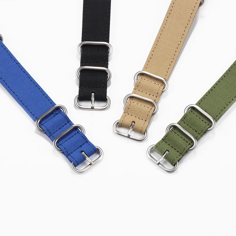 Canvas Watch Bands Nylon Sport Wrist Straps for Casio GA-150 800 DW5600 6900 GD-110 G-8900 GLS8900 Replace Bracelets Wristbelts