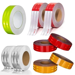 DOT-C2 Reflective Tape Silver Conspicuity Safety Tape Trailer Self Adhesive Warning Caution Reflector Tape for Car Truck Trailer