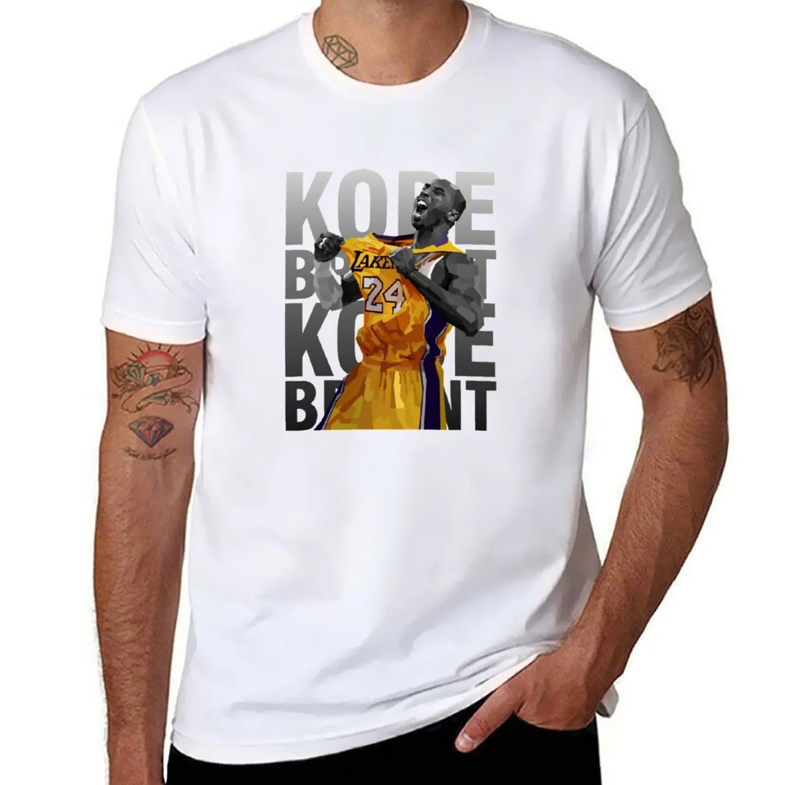 K.O.B.E Lakers T-Shirt tshirts personalised oversized t shirt t shirts for men cotton