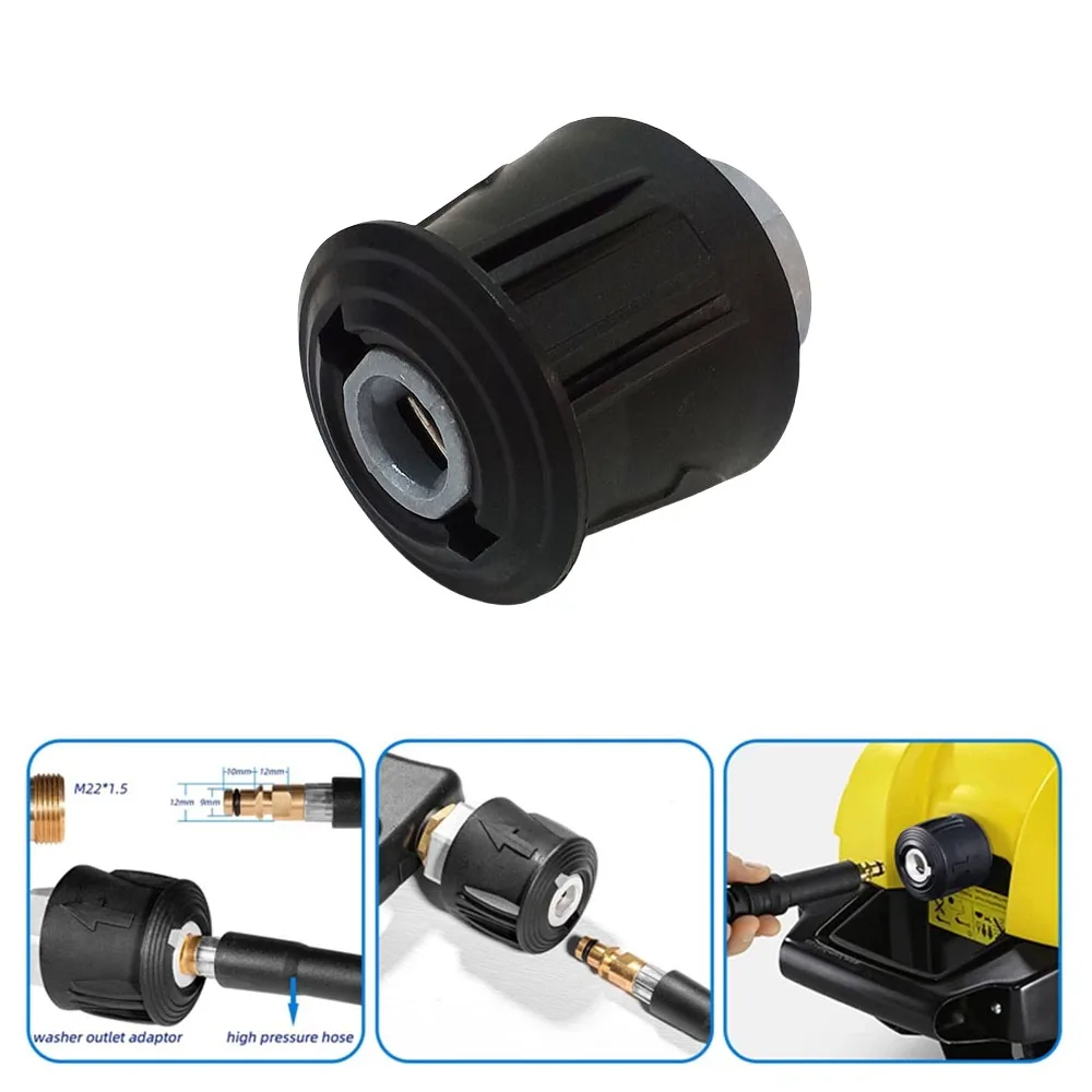 Pressure Washer Hose Connector Converter Quick Fitting Adapter for Gun and Power Washer to M22 14mm Female Fitting For Karcher