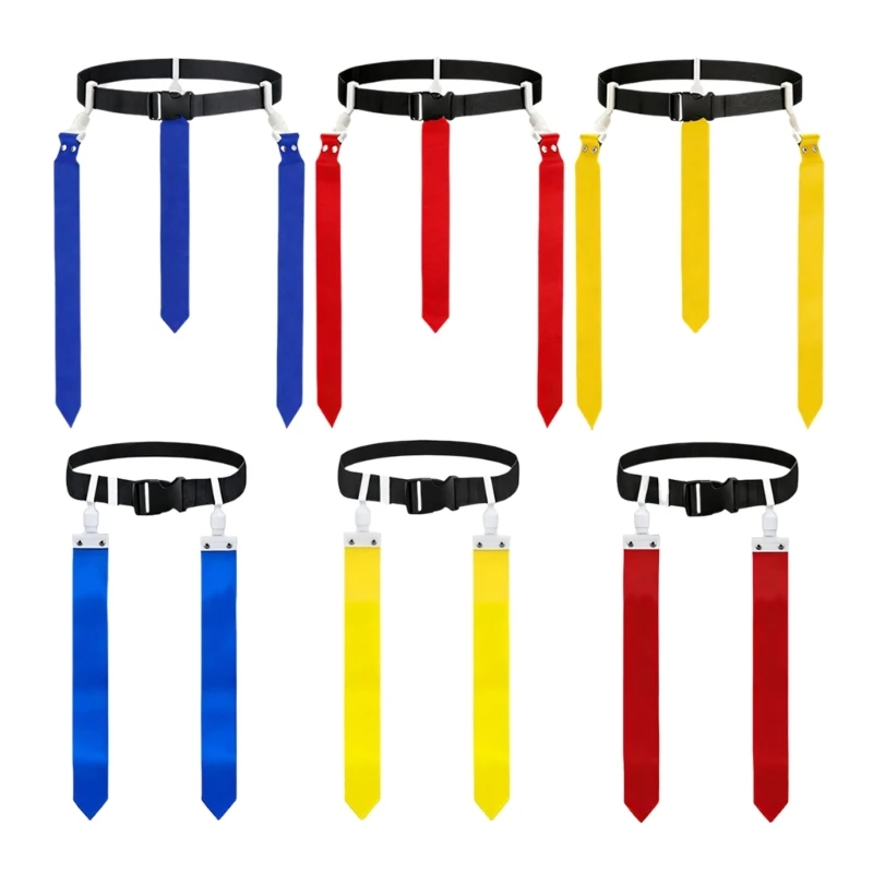 Football Flags Soccer Flags Belt Soccer Football Belt Waist Flags Soccer Belt Soccer Exercise Belt Sport Equipment 24BD