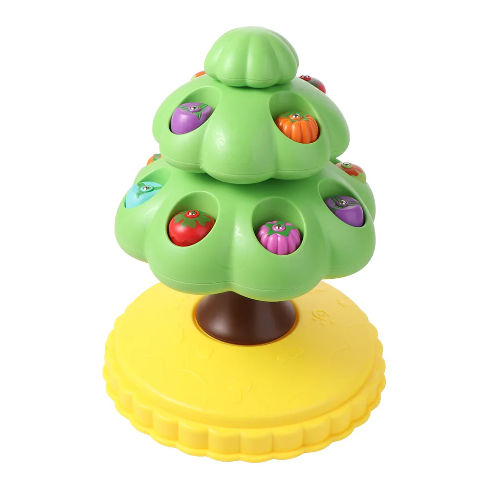 Magnetic Woodpeckers Pick Fruit Trees Fishing Dish Early Educational Rotating-Woodpecker Picking Fruit Trees Colorful Funny