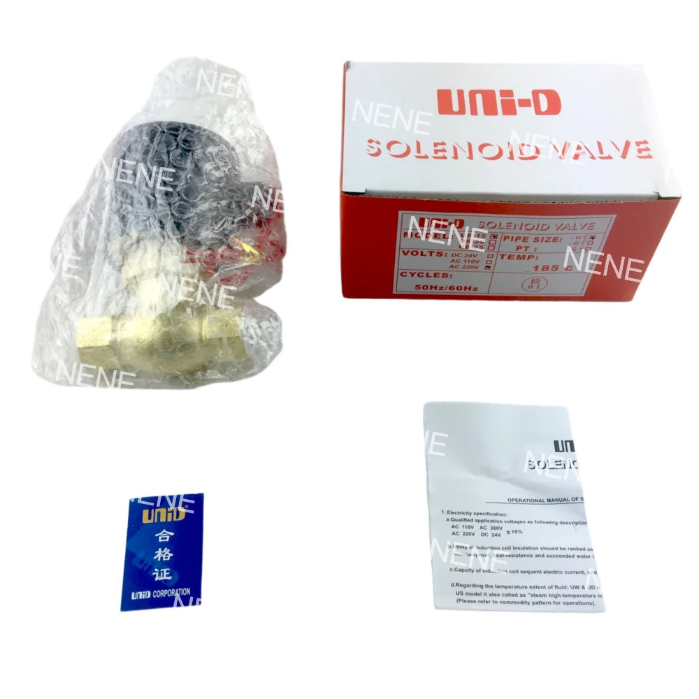 

Электромагнитный клапан UNID US-15 1/2" NPT, 2/2-ходовой, нормально закрытый, с отверстием 17 мм, высокотемпературный